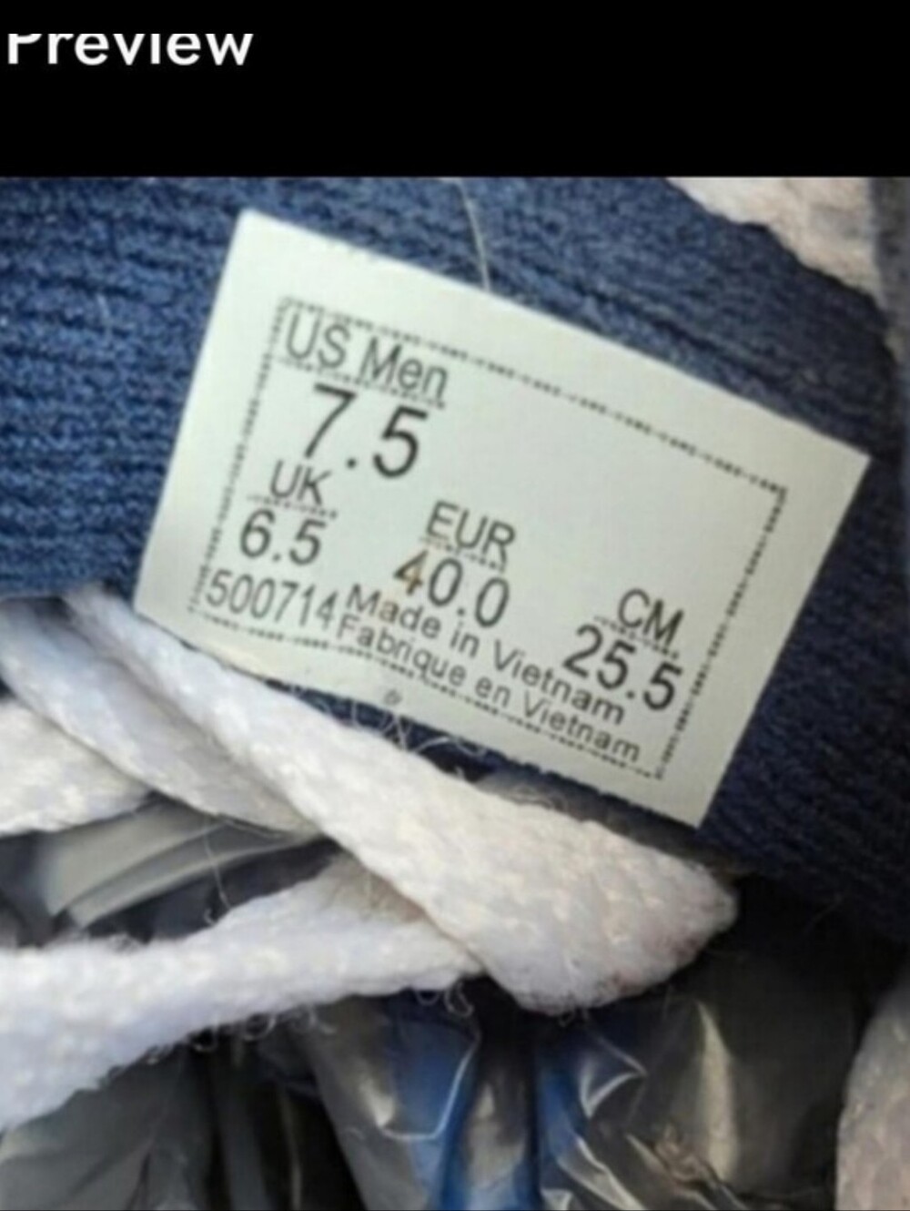 Vans Andrew Reynolds Blue Brown Athletic Tennis Hi Skate Sneaker Men 7.5 Wall - Picture 8 of 10